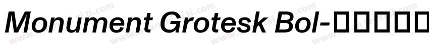 Monument Grotesk Bol字体转换